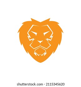 diseño de logotipo de león fuerte facial moderno, símbolo gráfico vectorial, símbolo de icono, ilustración