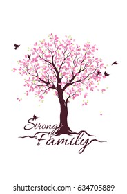 Strong Flower Family tree