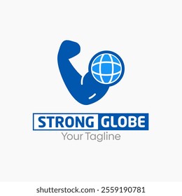 Strong Globe Logo Design Template. Good for Business, Agency, Community and Organization.