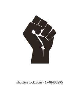 Strong hand icon. Black Lives Matter symbol modern, simple, vector, icon for website design, mobile app, ui. Vector Illustration