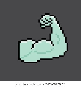 STRONG HAND ICON PIXEL ART