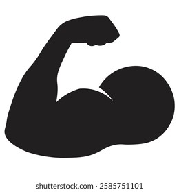 Strong hand line icon color editable