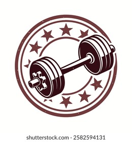 Strong Hand Weightlifting Logo, Gym tshirt design