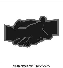 Strong handshake illustration