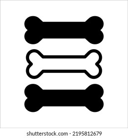 Strong healthy bones icon. Human health medical pictogram. Outline sign useful for packaging web graphic design. Medicine, healthcare concept. Editable vector illustration isolated on white background
