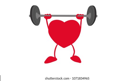 Heart Barbell Images, Stock Photos & Vectors | Shutterstock