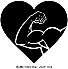 Strong Heart Symbol