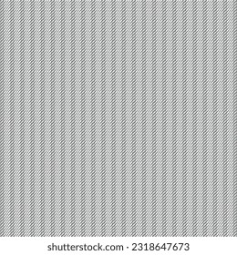 Strong hemp or cotton fabric with parallel stripes. Kitchen napkin. Black and white striped pattern. Abstract vector.