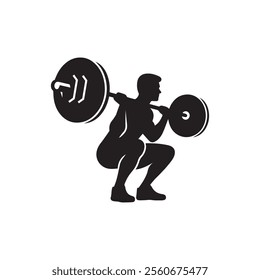 Strong Human Gym Logo Vector Illustration 
