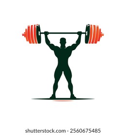 Strong Human Gym Logo Vector Illustration 