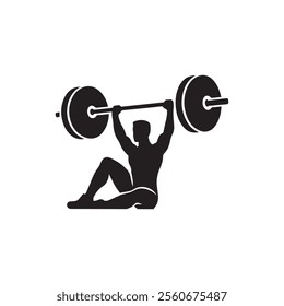 Strong Human Gym Logo Vector Illustration 