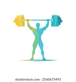 Strong Human Gym Logo Vector Illustration 