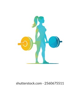 Strong Human Gym Logo Vector Illustration 