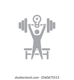 Strong Human Gym Logo Vector Illustration 