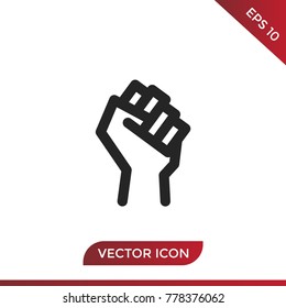 Strong icon vector