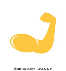 Strong icon. Vector concept illustration for design.