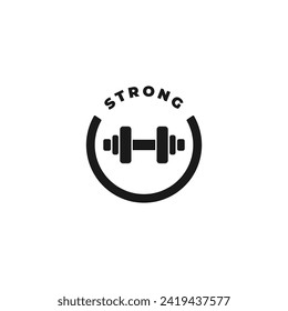 Strong Icon Vector or Strong label Vector Isolated. Best Strong icon for apps, websites, print design, and more about Strong and Vitality.