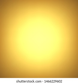The strong light on the golden background. ( vector )