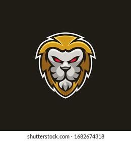 Aggressive Lion Mascot Logo Stock Vector (royalty Free) 1365208496 