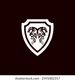 Strong logo of bridge snake inside badge.