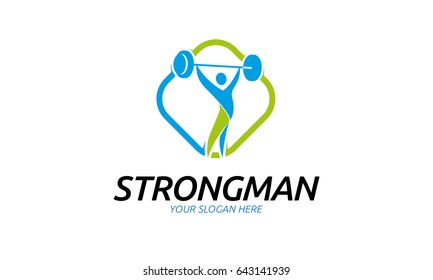 Strong Man Logo