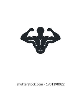 Muscle Man Silhouette Images, Stock Photos & Vectors | Shutterstock