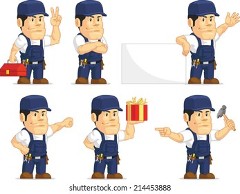 Strong Mechanic Mascot 2