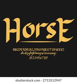 Fuerte fuente de inspiración medieval con un carácter oscuro y heroico.
Ideal para logotipos de fantasía, juegos, títulos de películas y temas góticos.