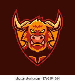 Strong Minotaur Bull Sport logo design