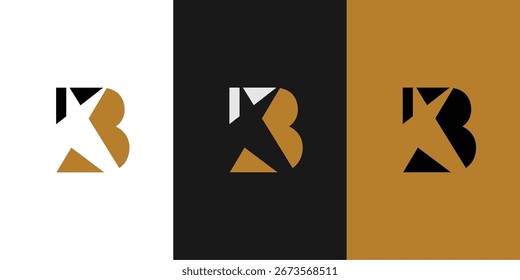 Strong and modern B star logo design 
