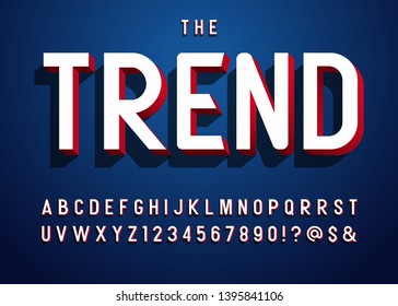 A strong, modern font 3d the name of the poster and the web site.