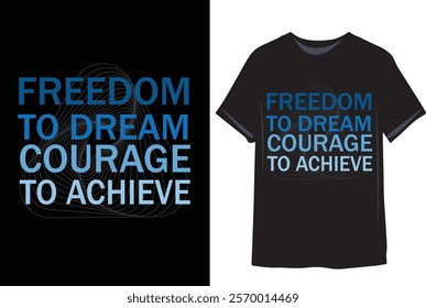 Strong Motivational inspirational quote creative art work  t shirt design 