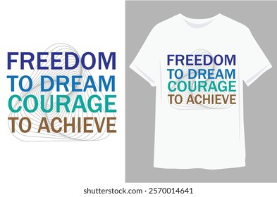 Strong Motivational inspirational quote creative art work  t shirt design 