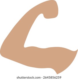 Forte design dos braços musculares. Este é um braço muscular forte dos homens.