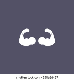 Strong Icon Muscle Icon Stock Vector (Royalty Free) 560724784 ...