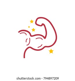 strong muscles icon
