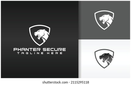 el logotipo seguro de panter fuerte