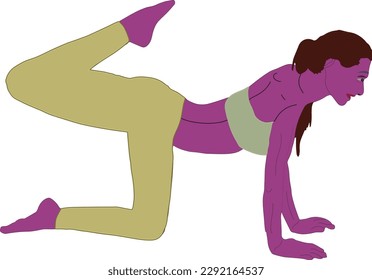 Strong performance of the back vertebrae and strengthening the thighs