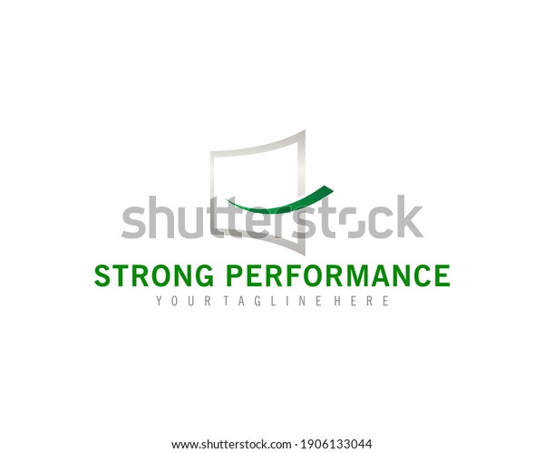 Strong Performance Vector Logo Design Stock Vector (Royalty Free ...