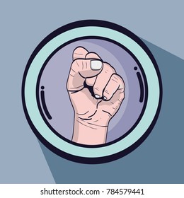 strong power hand protest revolution