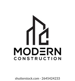Strong and professional construction company logo design representing quality, trust, and expertise. Ideal for builders, contractors, and construction firms looking to build a solid brand identity.
