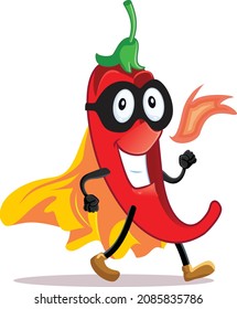 
Strong Red Chili Pepper Vector Cartoon Mascot

Happy paprika superhero character doing a spicey dance
