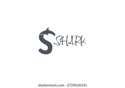 Starkes Hai-Logo als Symbol für Kraft und Selbstvertrauen. Ideal für Sportteams, Startups, Marken, Sportprojekte und kühne, moderne visuelle Identitäten.