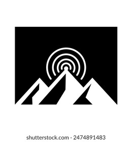 Starkes Signal in den Bergen 