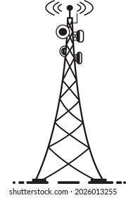 strong signal tower image icon