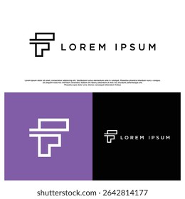 Strong and simple F logo design, perfect for modern corporate branding, especially in tech or finance.