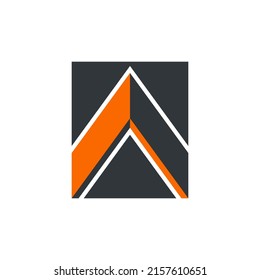 strong and sturdy symbol triangle box