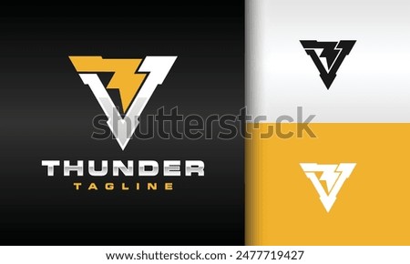 the strong thunder triangle logo