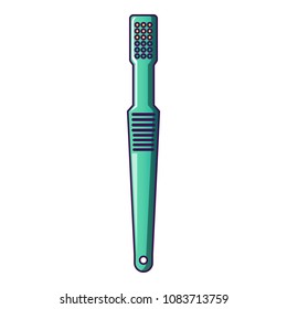 Strong tootbrush icon. Cartoon of strong tootbrush vector icon for web design isolated on white background