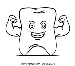 Strong Tooth Mascot